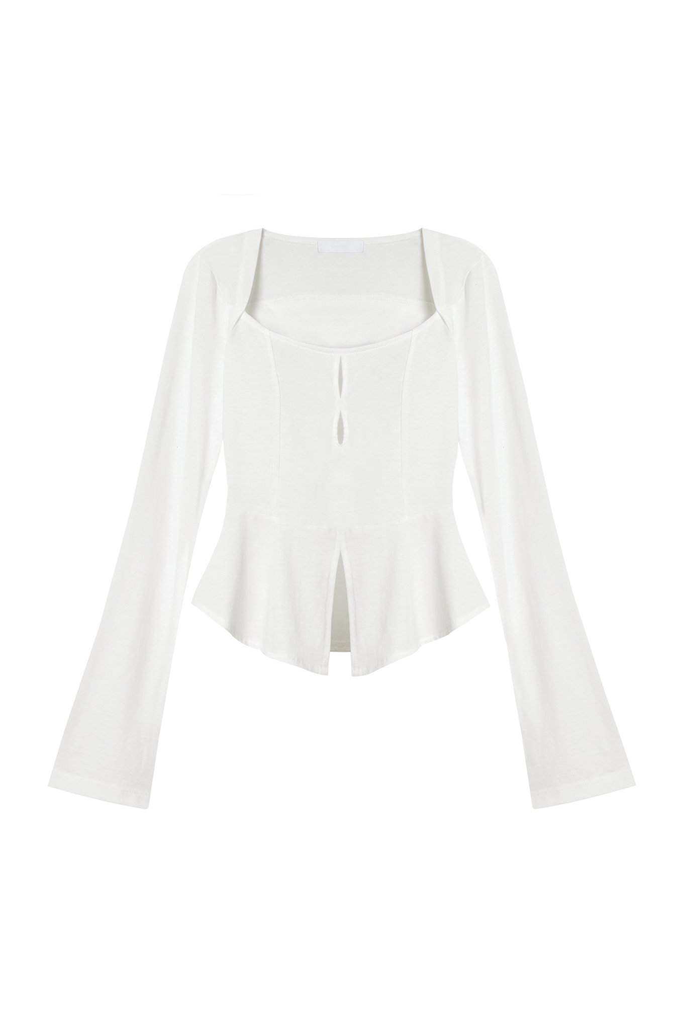 DAPHNE FLARED TOP [WHITE]